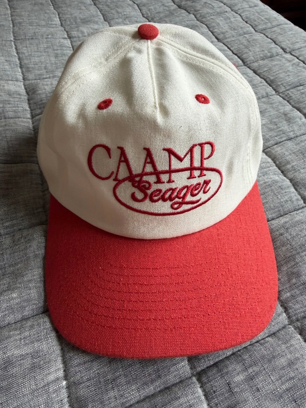 Caamp x Seager - the Band Tour Snapback Hemp Two-Tone Hat